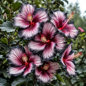 Гибискус садовый Самер Бридж купить по цене от 306р. в интернет-магазине «Посадика» с доставкой почтой в в Сосногорске и по всей России – [изображение №1].